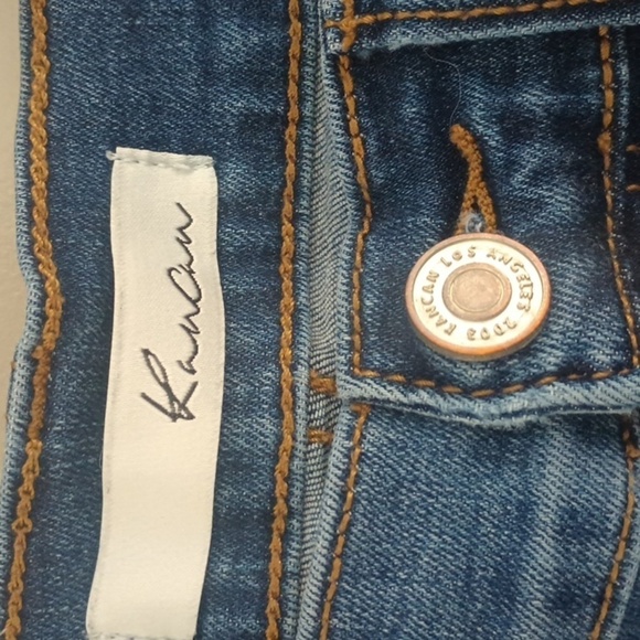 KanCan Los Angeles Twisted Seam raw hem distressed skinny jeans size 26 - Picture 4 of 9